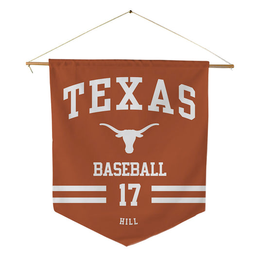 Texas - NCAA Baseball : Will Hill - Pennant - 18" x 21"-0