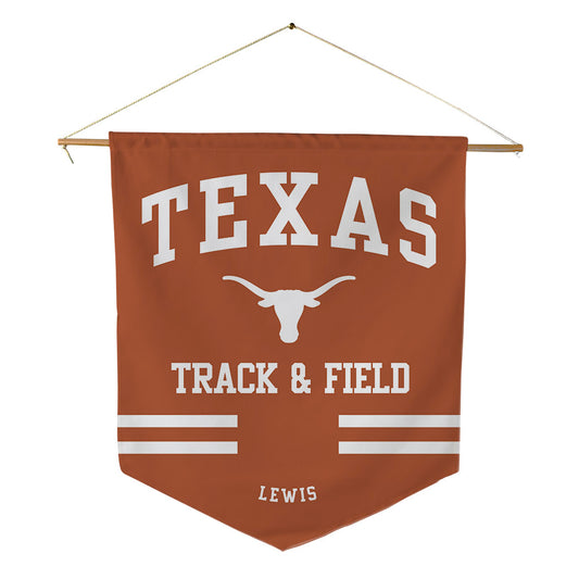 Texas - NCAA Men's Track & Field : Brock Lewis - Pennant - 18" x 21"-0