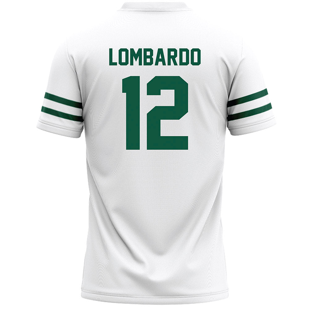 Cleveland State - NCAA Men's Lacrosse : Enrico Lombardo - White Lacrosse Jersey -1