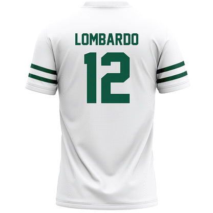 Cleveland State - NCAA Men's Lacrosse : Enrico Lombardo - White Lacrosse Jersey -1
