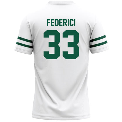 Cleveland State - NCAA Men's Lacrosse : Nikolas Federici - White Lacrosse Jersey -1