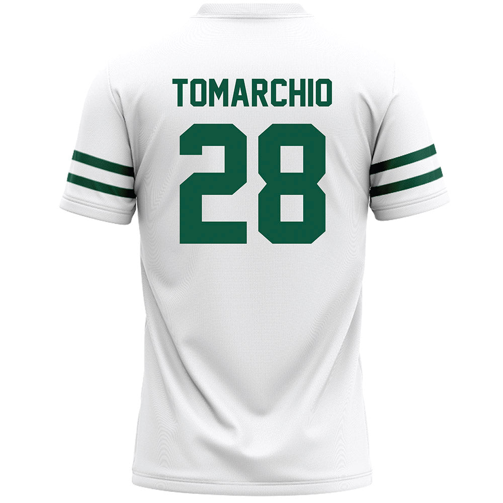 Cleveland State - NCAA Men's Lacrosse : Dylan Tomarchio - White Lacrosse Jersey -1