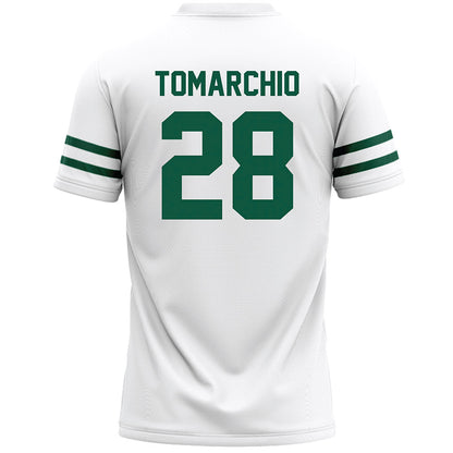 Cleveland State - NCAA Men's Lacrosse : Dylan Tomarchio - White Lacrosse Jersey -1