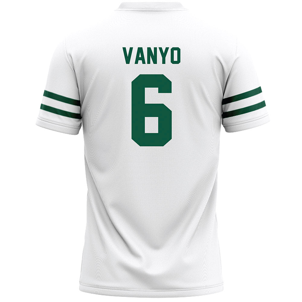 Cleveland State - NCAA Men's Lacrosse : Oliver Vanyo - White Lacrosse Jersey -1