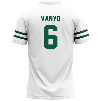 Cleveland State - NCAA Men's Lacrosse : Oliver Vanyo - White Lacrosse Jersey -1