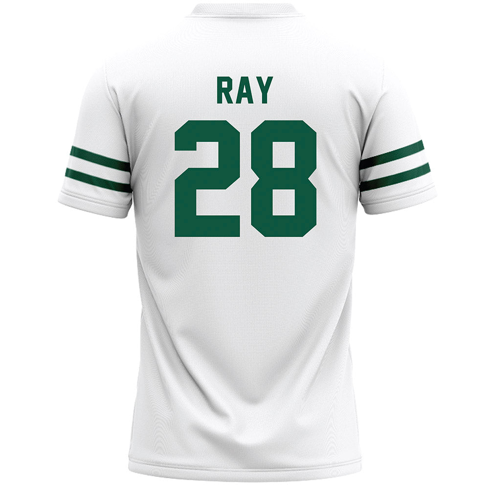 Cleveland State - NCAA Men's Lacrosse : Luke Ray - White Lacrosse Jersey -1