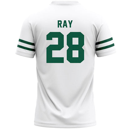 Cleveland State - NCAA Men's Lacrosse : Luke Ray - White Lacrosse Jersey -1