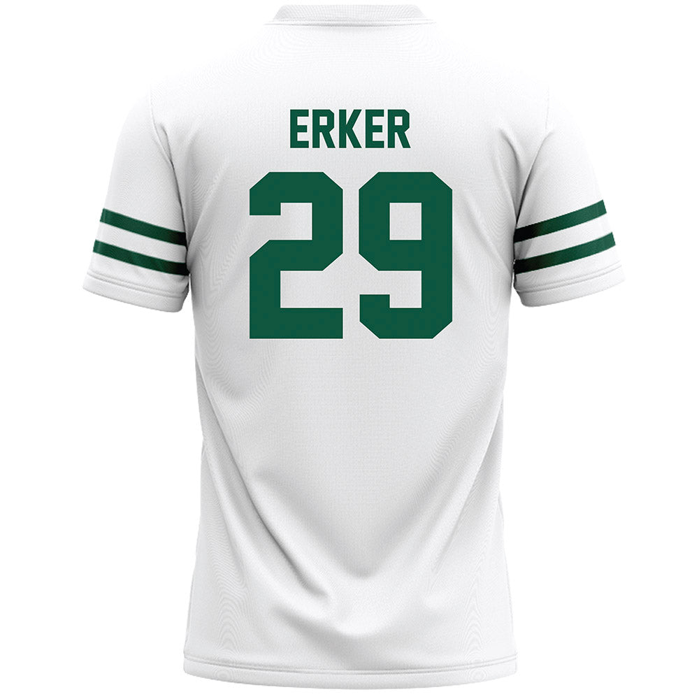 Cleveland State - NCAA Men's Lacrosse : Ethan Erker - White Lacrosse Jersey -1