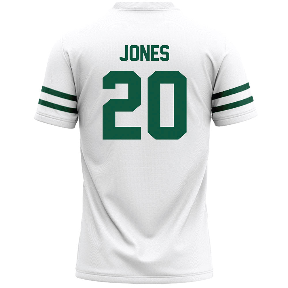 Cleveland State - NCAA Men's Lacrosse : Tavin Jones - White Lacrosse Jersey -1