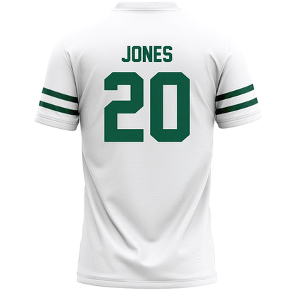 Cleveland State - NCAA Men's Lacrosse : Tavin Jones - White Lacrosse Jersey -1