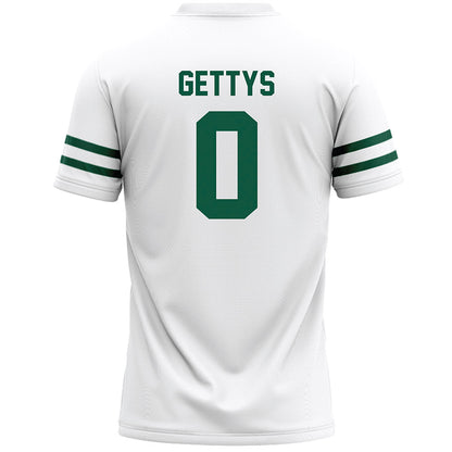 Cleveland State - NCAA Men's Lacrosse : Chase Gettys - White Lacrosse Jersey -1