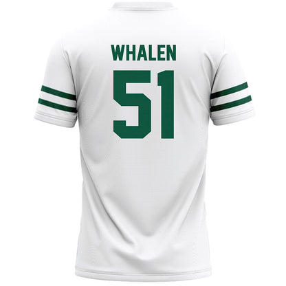 Cleveland State - NCAA Men's Lacrosse : Landon Whalen - White Lacrosse Jersey -1