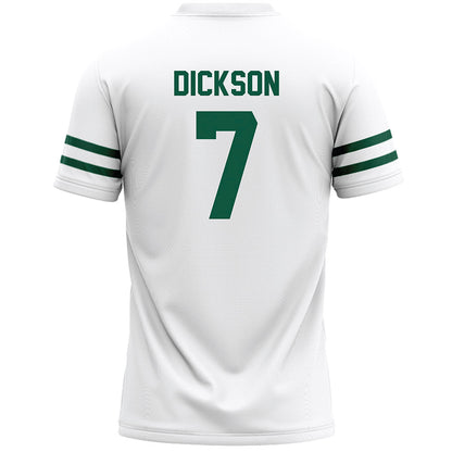 Cleveland State - NCAA Men's Lacrosse : John Dickson - White Lacrosse Jersey -1