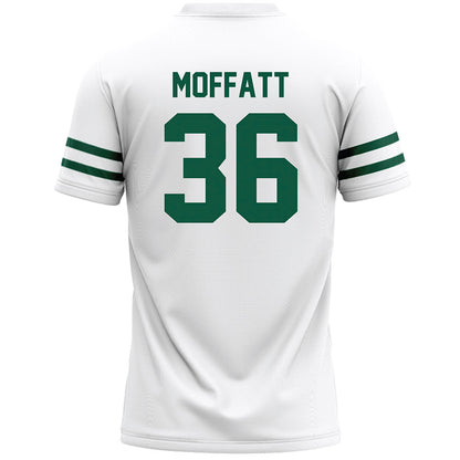 Cleveland State - NCAA Men's Lacrosse : Liam Moffatt - White Lacrosse Jersey -1