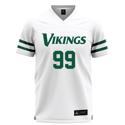 Cleveland State - NCAA Men's Lacrosse : Logan Leatherberry - White Lacrosse Jersey -0