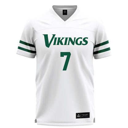 Cleveland State - NCAA Men's Lacrosse : John Dickson - White Lacrosse Jersey -0