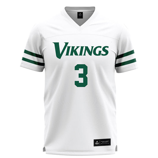 Cleveland State - NCAA Men's Lacrosse : Brennen Hickey - White Lacrosse Jersey -0