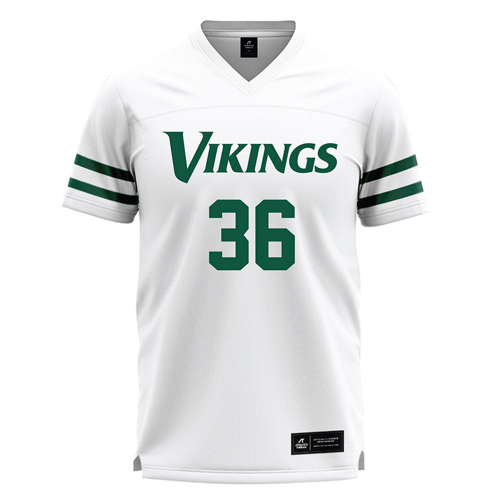 Cleveland State - NCAA Men's Lacrosse : Liam Moffatt - White Lacrosse Jersey -0