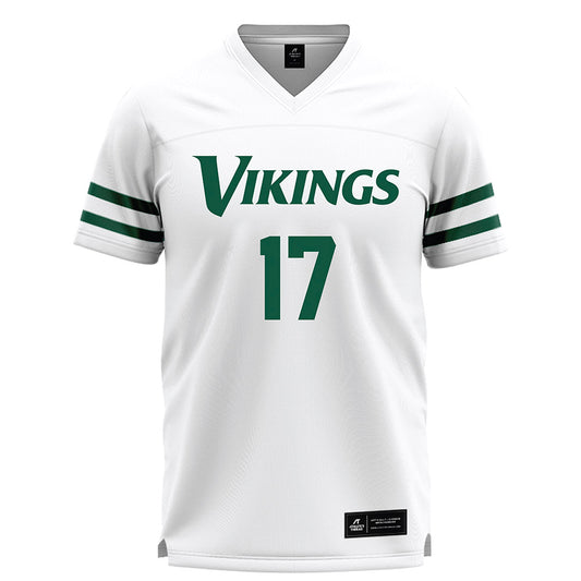 Cleveland State - NCAA Men's Lacrosse : Jayvon Robinson - White Lacrosse Jersey -0
