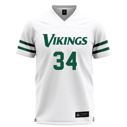 Cleveland State - NCAA Men's Lacrosse : Drew Graves - White Lacrosse Jersey -0