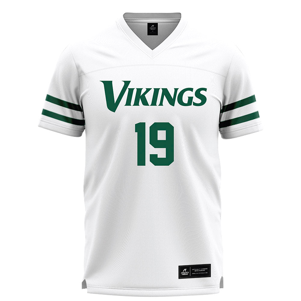 Cleveland State - NCAA Men's Lacrosse : Joseph Ginnetti - White Lacrosse Jersey -0