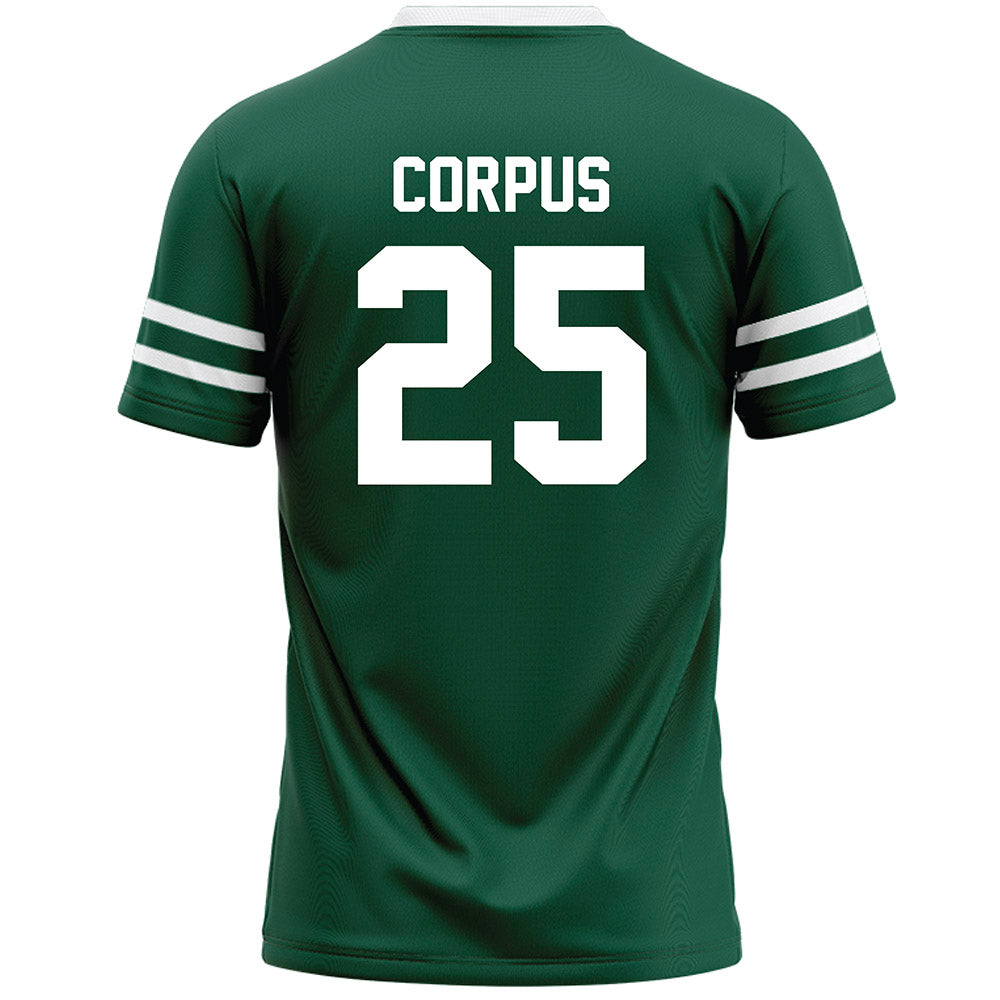 Cleveland State - NCAA Men's Lacrosse : Payton Corpus - Green Lacrosse Jersey-1