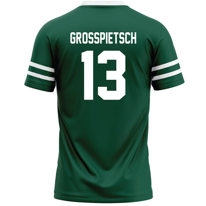 Cleveland State - NCAA Men's Lacrosse : James Grosspietsch - Green Lacrosse Jersey-1