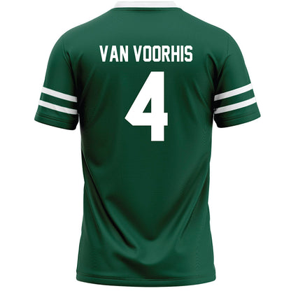 Cleveland State - NCAA Men's Lacrosse : Adam Van Voorhis - Green Lacrosse Jersey-1