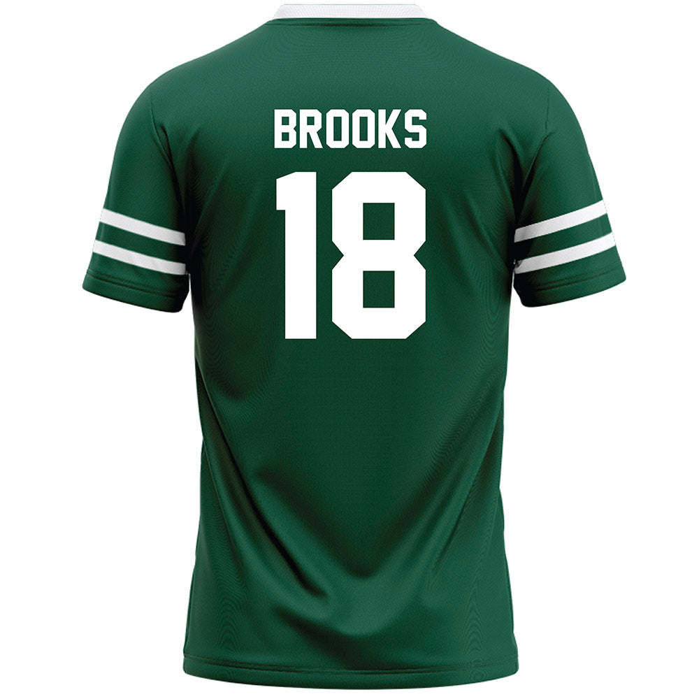 Cleveland State - NCAA Men's Lacrosse : Ethan Brooks - Green Lacrosse Jersey-1