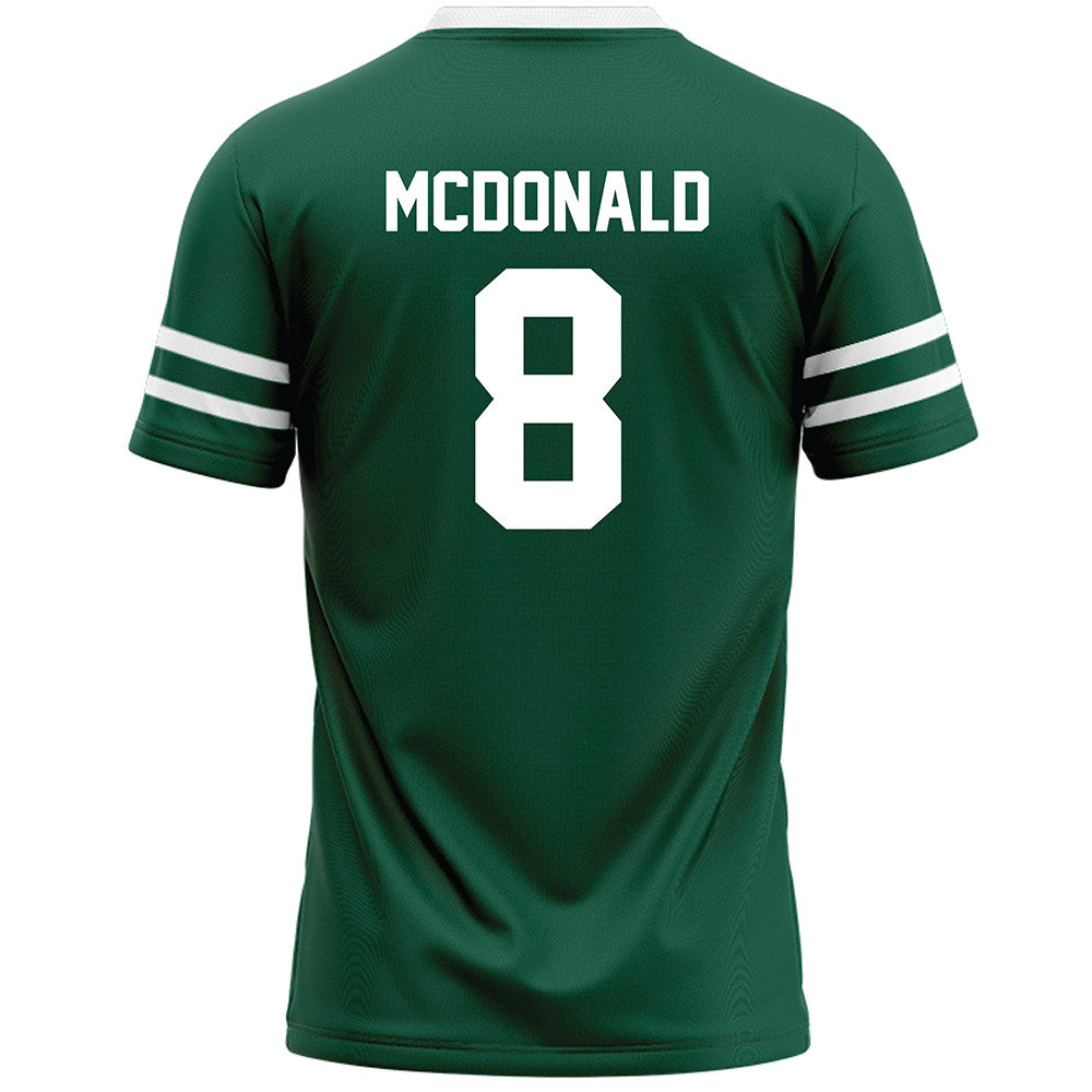 Cleveland State - NCAA Men's Lacrosse : Creed McDonald - Green Lacrosse Jersey-1