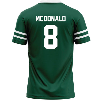 Cleveland State - NCAA Men's Lacrosse : Creed McDonald - Green Lacrosse Jersey-1