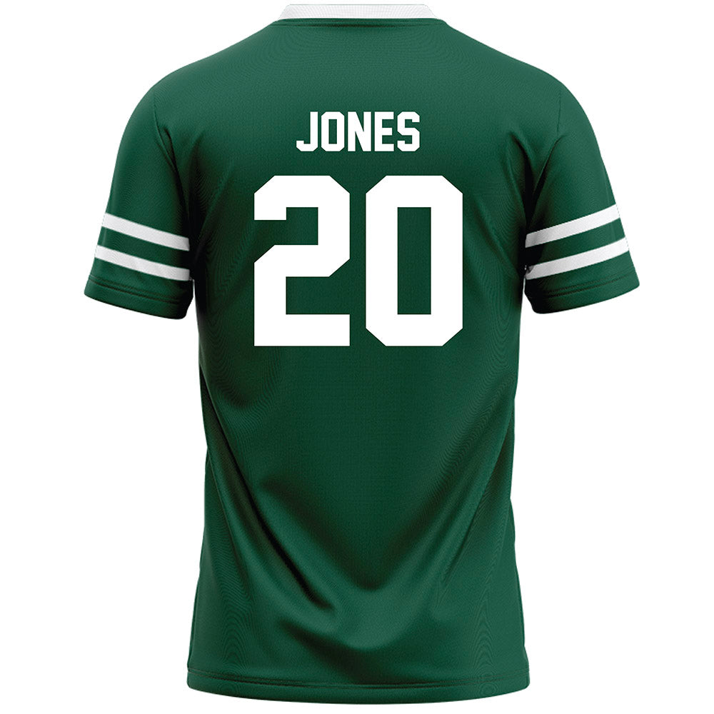 Cleveland State - NCAA Men's Lacrosse : Tavin Jones - Green Lacrosse Jersey-1