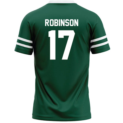 Cleveland State - NCAA Men's Lacrosse : Jayvon Robinson - Green Lacrosse Jersey-1