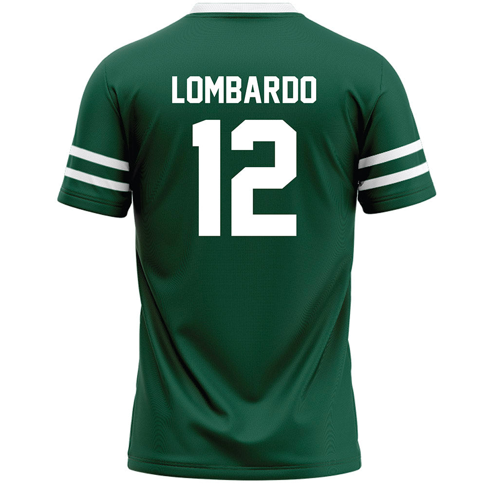 Cleveland State - NCAA Men's Lacrosse : Enrico Lombardo - Green Lacrosse Jersey-1