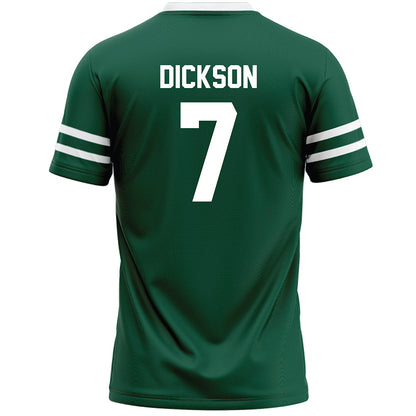 Cleveland State - NCAA Men's Lacrosse : John Dickson - Green Lacrosse Jersey-1