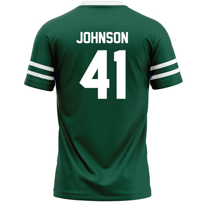 Cleveland State - NCAA Men's Lacrosse : Xander Johnson - Green Lacrosse Jersey-1
