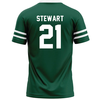 Cleveland State - NCAA Men's Lacrosse : Robbie Stewart - Green Lacrosse Jersey-1