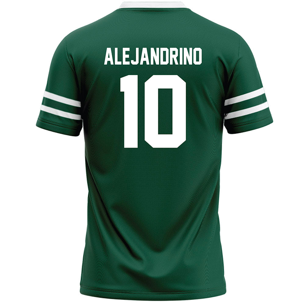 Cleveland State - NCAA Men's Lacrosse : Seth Alejandrino - Green Lacrosse Jersey-1