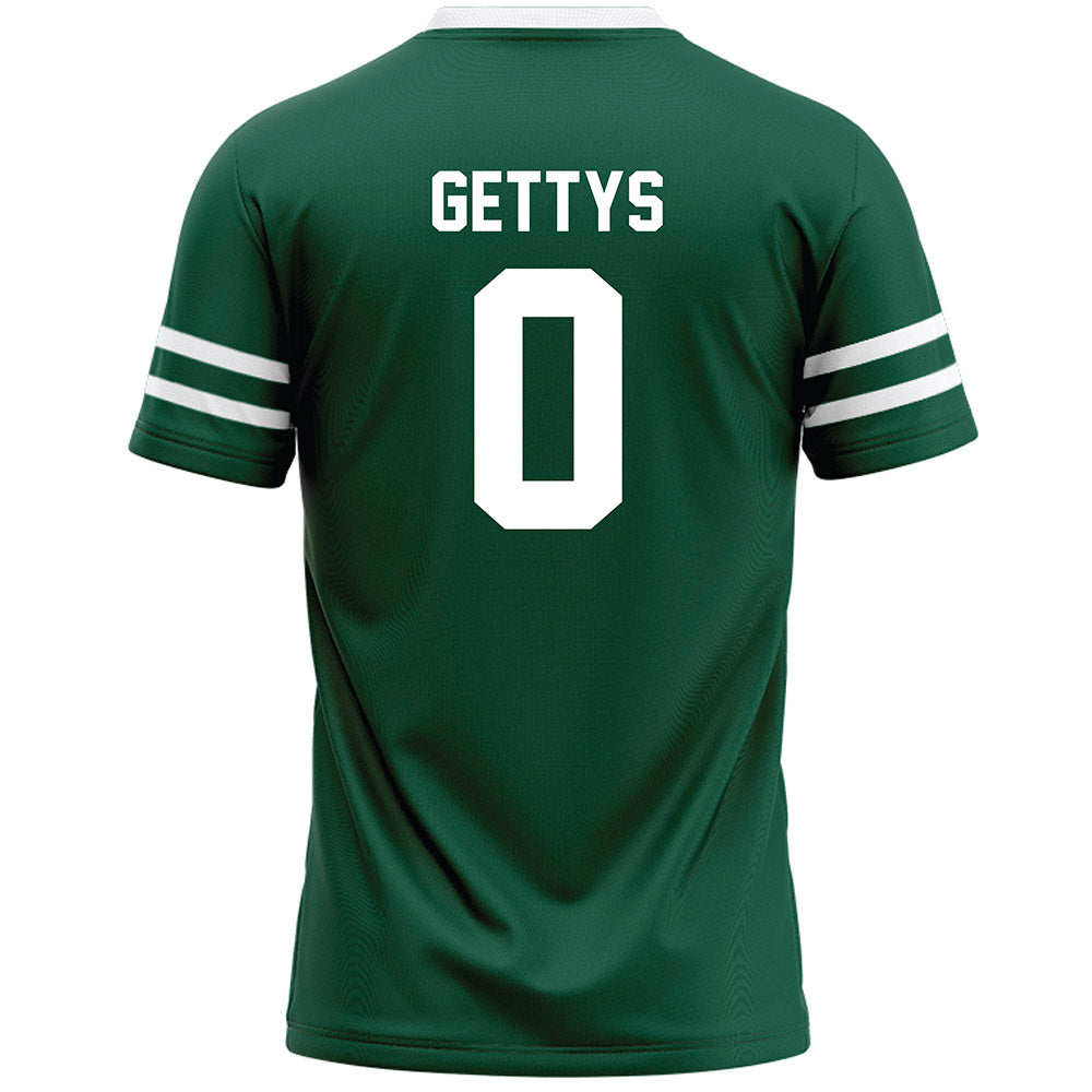 Cleveland State - NCAA Men's Lacrosse : Chase Gettys - Green Lacrosse Jersey-1