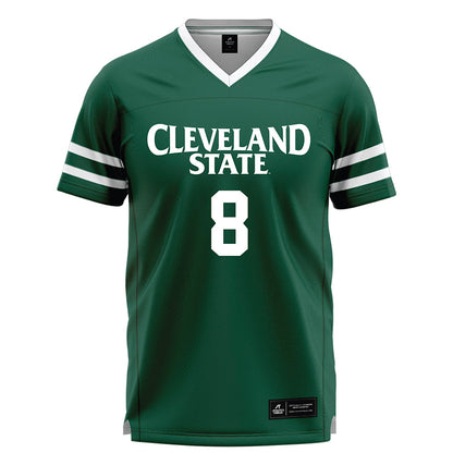 Cleveland State - NCAA Men's Lacrosse : Creed McDonald - Green Lacrosse Jersey-0