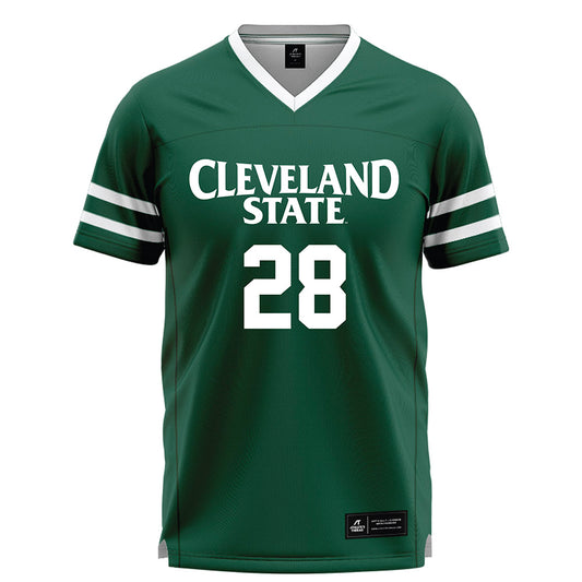 Cleveland State - NCAA Men's Lacrosse : Luke Ray - Green Lacrosse Jersey-0