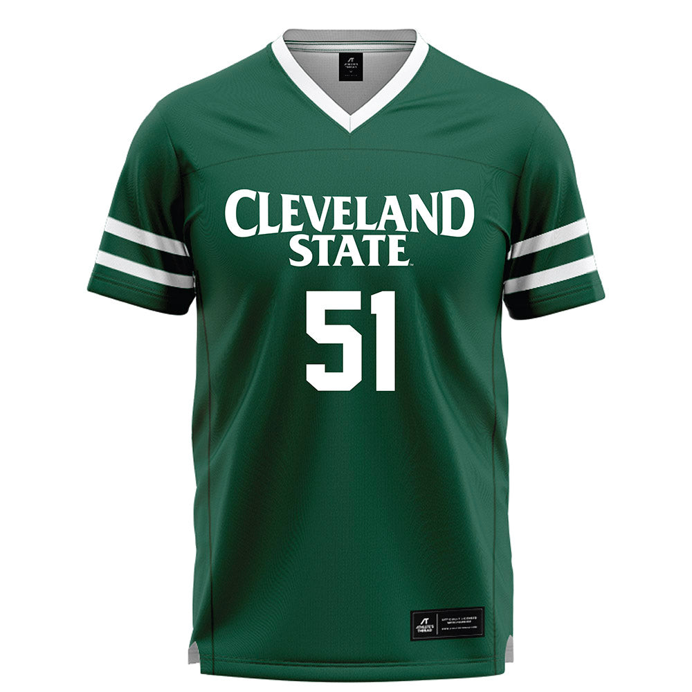 Cleveland State - NCAA Men's Lacrosse : Landon Whalen - Green Lacrosse Jersey-0