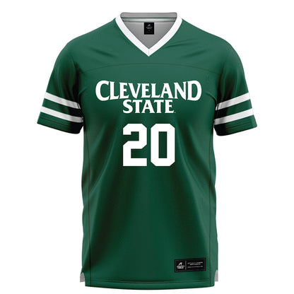 Cleveland State - NCAA Men's Lacrosse : Tavin Jones - Green Lacrosse Jersey-0