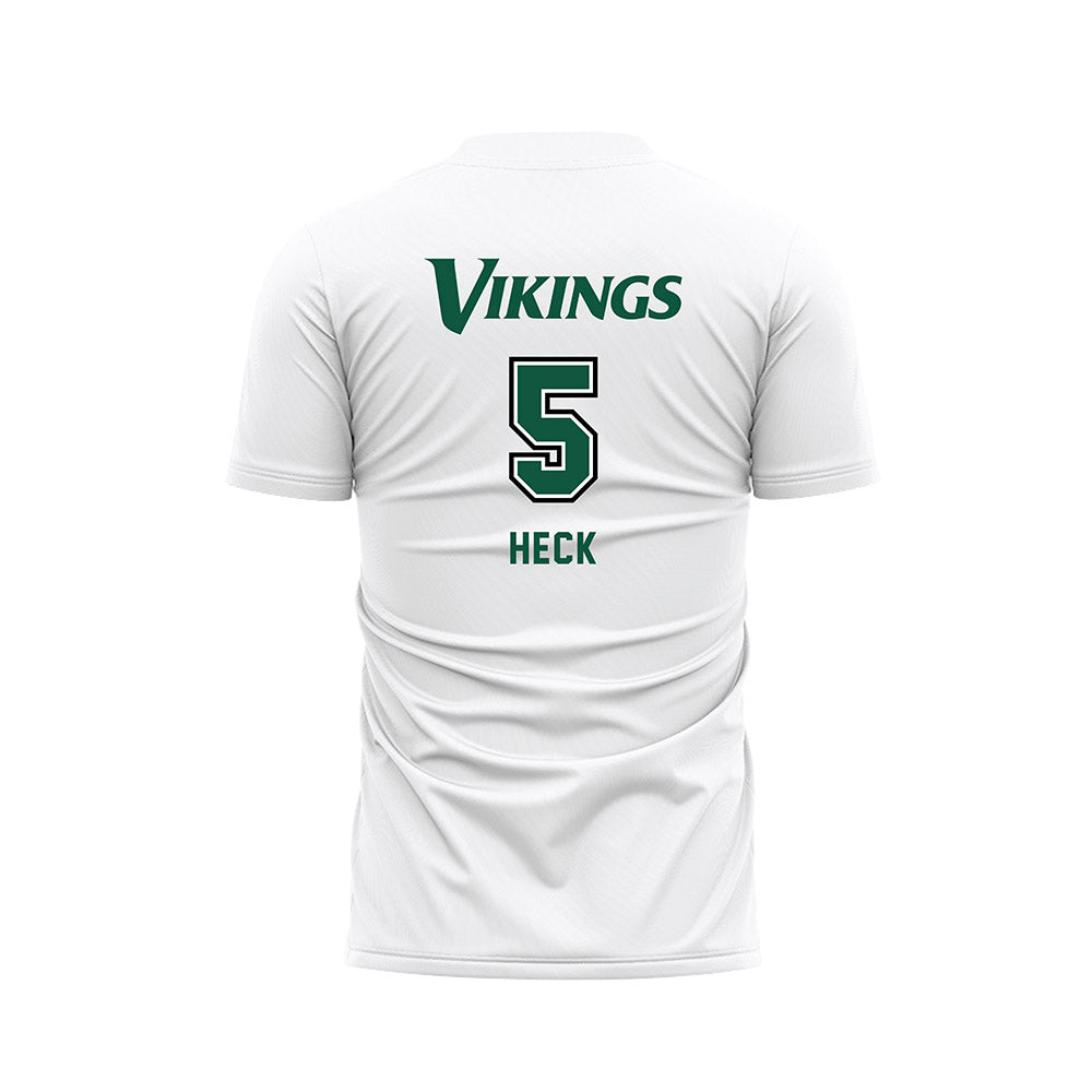 Cleveland State - NCAA Men's Soccer : Lennart Heck - White Soccer Jersey-1
