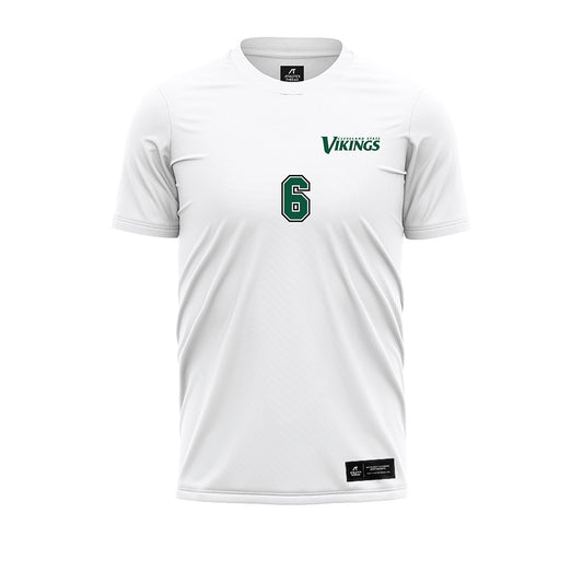 Cleveland State - NCAA Men's Soccer : Tom Mertz - White Soccer Jersey-0
