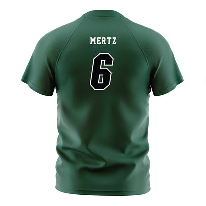 Cleveland State - NCAA Men's Soccer : Tom Mertz - Green Soccer Jersey-1