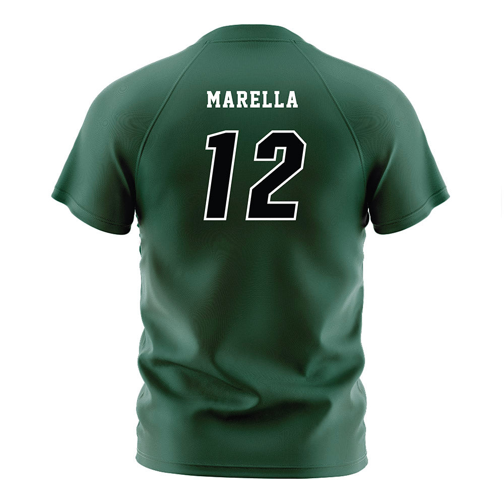 Cleveland State - NCAA Men's Soccer : Gianni Marella - Green Soccer Jersey-1