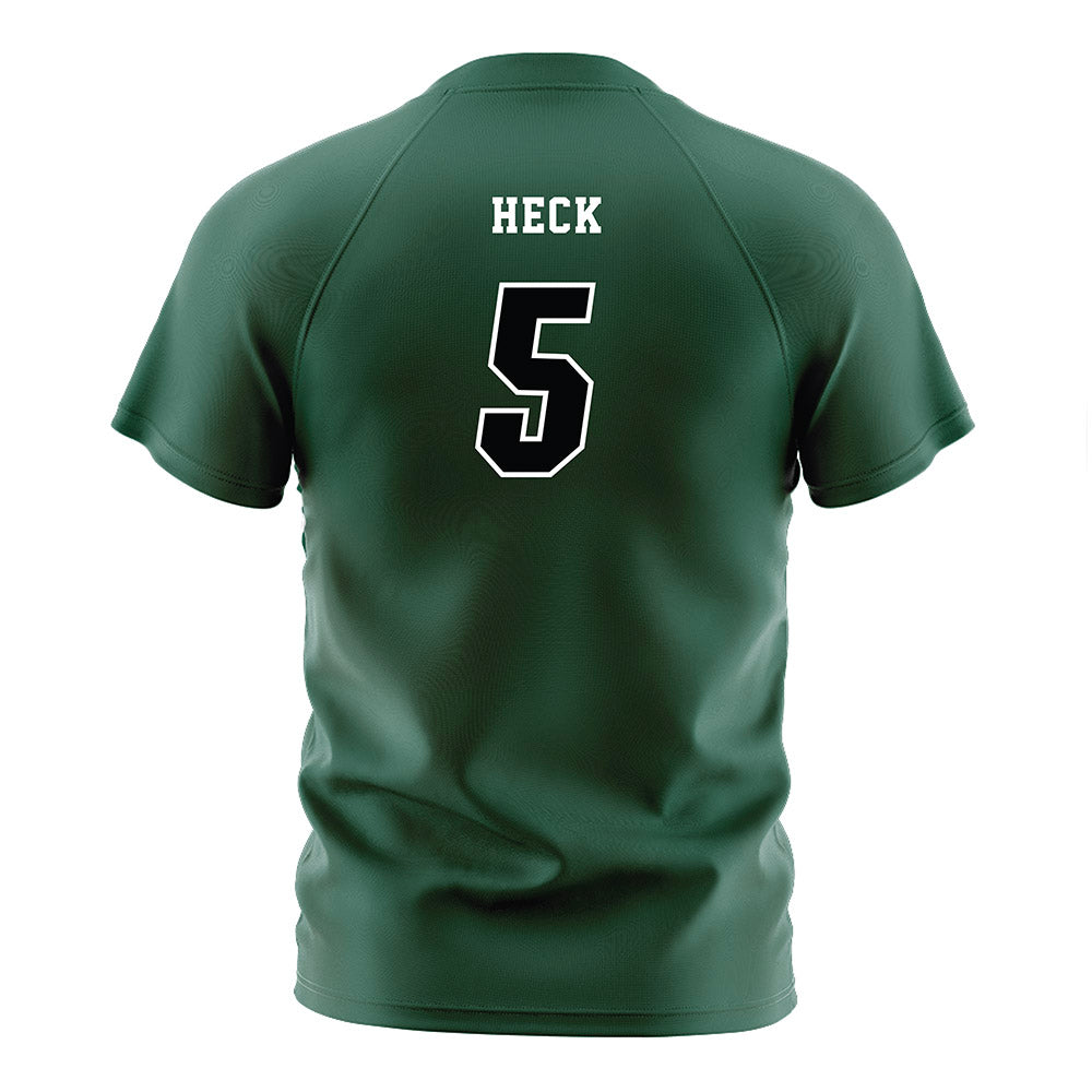 Cleveland State - NCAA Men's Soccer : Lennart Heck - Green Soccer Jersey-1