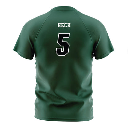 Cleveland State - NCAA Men's Soccer : Lennart Heck - Green Soccer Jersey-1