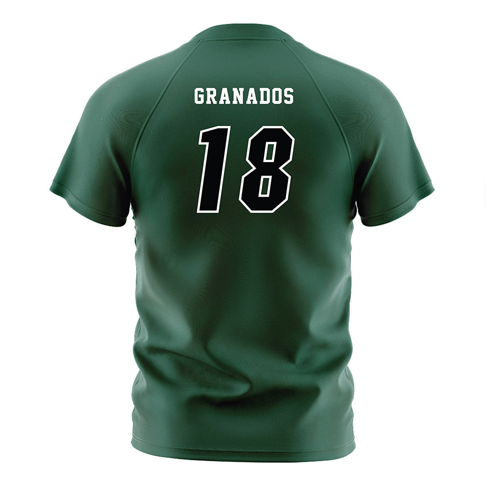 Cleveland State - NCAA Men's Soccer : Fefo Granados - Green Soccer Jersey-1